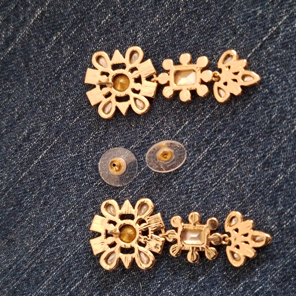 🆕️ Rhinestone dangly earrings - Picture 3 of 4